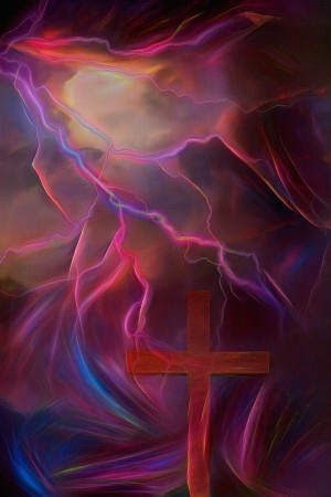 Lightnings and Christian Cross